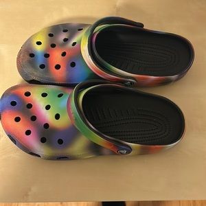 Tyedye Crocs